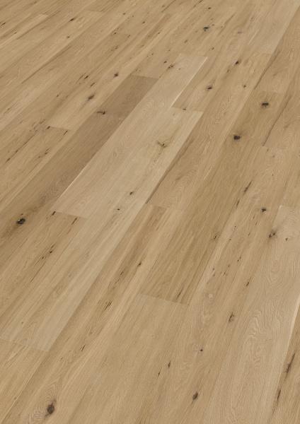 Landhausdiele 220mm breit, Eiche astig, handgehobelt, geölt 2,51m²/Paket